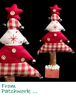Patchwork Christmas Trees